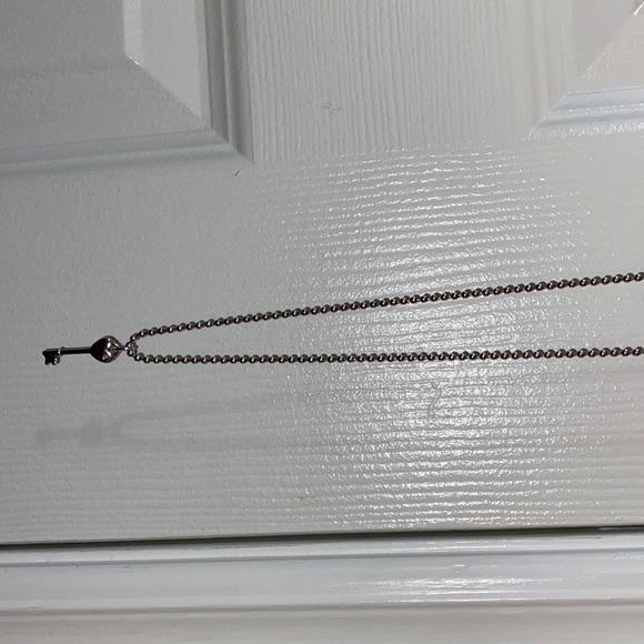 Tiffany and Co clear stone pendant and beaded necklace - Picture 7 of 7